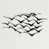 DEKADRON Metal Wall Art Cranes Metal Bird Decor 3D Wall Silhouette (90x46cm) view 1