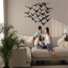 DEKADRON Metal Wall Art Cranes Metal Bird Decor 3D Wall Silhouette (90x46cm) view 2