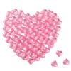 Red Acrylic Heart Translucent Hearts Shaped Crystals Gems for Table Scatter, Valentine's Day, Wedding, Artwork, Birthday Party Decoration, Favor Vase Filler (150 Pieces) (Pink) view 1