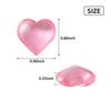 Red Acrylic Heart Translucent Hearts Shaped Crystals Gems for Table Scatter, Valentine's Day, Wedding, Artwork, Birthday Party Decoration, Favor Vase Filler (150 Pieces) (Pink) view 2