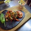 Home Comforts Basalt Food Wood Steak Service Presentations-20 Inch By 30 Inch Laminated Poster With Bright Colors And Vivid Imagery-Fits Perfectly In Many Attractive Frames view 1