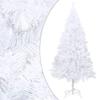 FAMIROSA Artificial Christmas Tree with Thick Branches, Full PVC Xmas Tree White with Metal Stand for Indoor and Outdoor Use 70.9" x 37.4" view 1