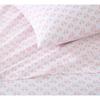 4 Piece Coastal Theme Printed White Pink Hotel Sheets Queen, All Season Beautiful Flamingo Wildlife Pattern Wildlife Soft Warm Cozy Flat Fitted Bed Sheets Set view 2
