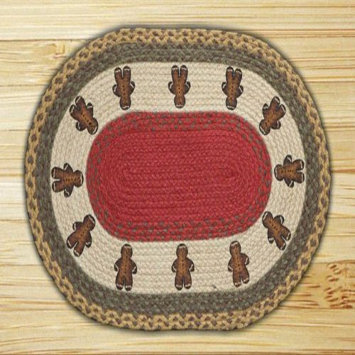 PalaceDesigns Capitol Importing Gingerbread Men - 20 in. x 30 in. Oval Patch