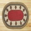 PalaceDesigns Capitol Importing Gingerbread Men - 20 in. x 30 in. Oval Patch view 1