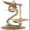 21" Elegant Curvaceous Parrot Lamp in Brass | Handmade | Made in India - Brass Statue view 1