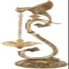 21" Elegant Curvaceous Parrot Lamp in Brass | Handmade | Made in India - Brass Statue view 2