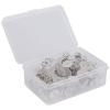 Twiste Pins Set, 100pcs Upholstery Bed Cover Fixed Spiral Pins for Sofa Car Home Furniture Hold Bed Skirt(Round) view 1