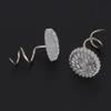 Twiste Pins Set, 100pcs Upholstery Bed Cover Fixed Spiral Pins for Sofa Car Home Furniture Hold Bed Skirt(Round) view 2