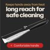 Hans Grill 2-in-1 Pizza Oven Brush & Scraper | Dual-Purpose Pizza Stone Brush Scraper with Stainless Steel Head | Outdoor Oven Cleaning Accessories, Stone Cleaner, Essential Cooking Tools. view 2