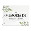 LifeSong Milestones Personalized Funeral Guest Book Wooden Spanish Memorial Guestbook Celebration of Life Guest Book Remembrance in Loving Memory Keepsake 8.5 x 11 (White) view 1