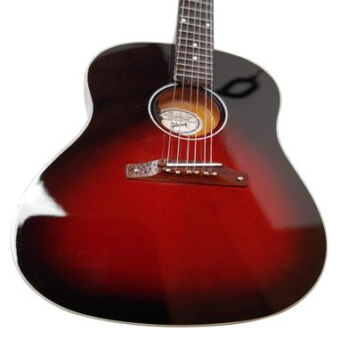 AXE HEAVEN Slash Guitar J-45 Vermillion Burst Acoustic 1:4 Scale Mini Guitar Model