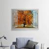 Renditions Gallery Autumn's Passion Open Window Wall Art, Large Fall Tree Artwork, Beautiful Nature, 18 in Hx27 in W, Made in America Print (AZS-WC11-14857W-R-MK) view 4