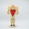 ICE ARMOR Christmas Cartoon Looking Angel Nutcrack with Wreath Mistletoe Happy Holidays view 1