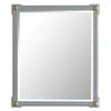 Acme House Marchese Wooden Frame Mirror with Beveled Edge in Pearl Gray view 3