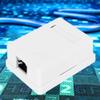 Oumefar 2pcs RJ45-8P8C CAT6 Mount Box Desktop Information Junction Box Single Port Shielded Networks Mounted view 2