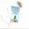 30 christmas party invitation cards winter bears and snowman photo paper view 2