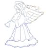 17" Angel Wire Silhouette with LED Lights view 1