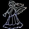 17" Angel Wire Silhouette with LED Lights view 2
