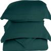 1000 Thread-Count 100% Egyptian Cotton [3 PCs] [1 Duvet Cover & 2 Pillow Shames] Set with Zipper Closure & Corner Ties, Long Staple Cotton Sateen Weave, Quilt Cover - (Cal-King, Teal Blue) view 1