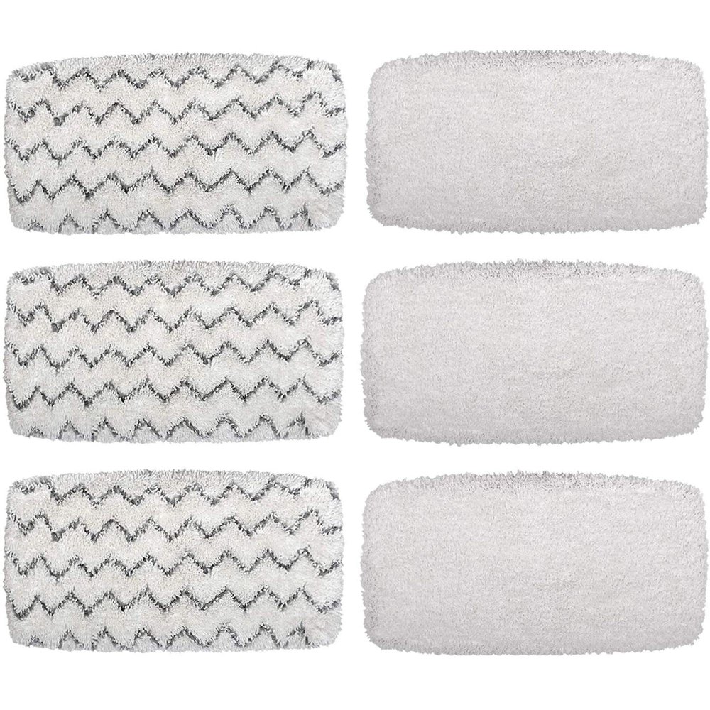 Flammi Steam Mop Pads for Bissell PowerFresh Vac & Steam Series - 6 Pack, Compatible with 2747A, 1132, 1543, 1632, 1652 Models, Hard Floor Mop