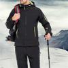 Andongnywell Women's Mountain Waterproof Ski Jacket Windproof Rain Jacket Winter Warm Snow Outdoor sports Coat (Black,3X-Large) view 3
