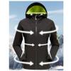 Andongnywell Women's Mountain Waterproof Ski Jacket Windproof Rain Jacket Winter Warm Snow Outdoor sports Coat (Black,3X-Large) view 4