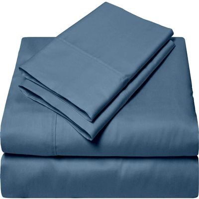 Giza-Egyptian-Dreams-Set-My-Sheet-&-Pillow, 100% Giza Egyptian 1000 Thread Count Cotton, 12"-15" Deep Pockets |RV King, Mediterranean Blue Color| 4-PC Sheet Set, Soft Breathable Bedsheets