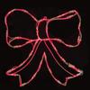 16" Red Bow Wire Silhouette with LED Lights view 2