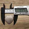 Anlingem 3pcs Heart Shaped Rose Quartz Puffy Heart Stone for Chakra Energy Healing, Reiki, Meditation, Massage and Decoration (Agate Heart) AL-AH view 3