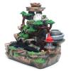 Gdrasuya10 Waterfall Rockery Water Fountain Desktop, Indoor Water Fountain with LED Lights Color Changing for Home and Office view 3