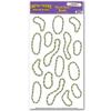 Party Central Mardi Gras Beads Wall Clings - 24" - Purple, Green and Gold - Club Pack of 192 view 1