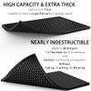 AXIESO Silicone Drip Mat - 1/2 Inch Thick, Heat-Resistant and Food Safe - Counter Top, Coffee Bar or Restaurant - Drying Mat for Glasses - 18x12 Inches view 3