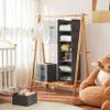 MAX Houser 6 Tier Shelf Hanging Closet Organizer, Closet Hanging Shelf with 2 Sturdy Hooks for Storage, Foldable (Grey-D3) view 2