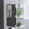 Punch Free Bathroom Rack Self Adhesive Wall Mount Storage Shelf Easy to Install (Medium) view 4