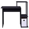 Acme Lyphre Wooden Rectangle Top Computer Desk with Keyboard Tray in Black view 4