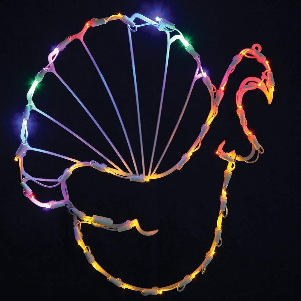 17" Turkey Wire Silhouette with LED Lights