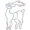 17" Reindeer Wire Silhouette with LED Lights view 1