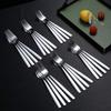 Berglander Dinner Forks of 24, Stainless Steel Modern Fork Set, Forks And Spoons Silverware, Spoons And Forks Set view 3