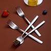 Berglander Dinner Forks of 24, Stainless Steel Modern Fork Set, Forks And Spoons Silverware, Spoons And Forks Set view 4
