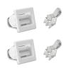 NEW (2 Pack) 131658820 Compatible with Kenmore EL Dryer Door Latch Kit 131658845 + All models in description view 1