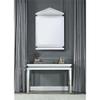 Acme Lotus Glass Wall Decor in Mirrored and Faux Ice Cube Crystals view 3