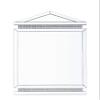 Acme Lotus Glass Wall Decor in Mirrored and Faux Ice Cube Crystals view 4