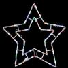 15" Star Wire Silhouette with LED Lights view 2