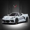 2020 C8 Corvette Convertible - Ceramic Matrix Gray with Black Trident Wheels - Fine Art Print by Danny Whitfield - Size 20 x 24 view 1