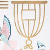 DRAEGER PARIS 1900 75000060 Draeger  Wall Sticker Birds and Nesting Boxes  Homesticker  Home Decoration  Large, Multicoloured view 3