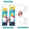 [10 Pack] :: Authentic :: BLUNA [KIDs/SMALL] KF94 Facefit Ergonomic 3D Adjustable Strap Korean Face Mask, White [Made in Korea][Individual Package] for Small Kids Children view 2