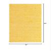 Unique Loom Chindi Chevron Collection Area Rug - Claire (5' 1" x 8' Rectangle, Yellow/ Ivory) view 2