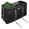 ProPik Rolling Christmas Tree Storage Bag, Fits Up to 9 Foot Tall Disassembled Trees, 25" X 25" X 60", Extra Large Heavy Duty Xmas Container with Wheels, Handles and Straps (Black) view 1