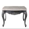 Acme Ariadne Rectangular Marble Top Wooden Coffee Table in Platinum Gray view 4